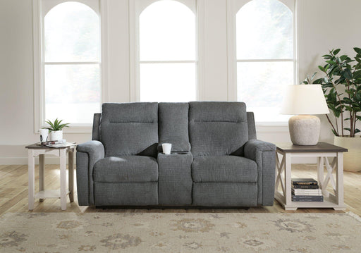 Barnsana Power Reclining Loveseat with Console - Premium Loveseat from Ashley Furniture - Just $788.31! Shop now at Furniture Wholesale Plus  We are the best furniture store in Nashville, Hendersonville, Goodlettsville, Madison, Antioch, Mount Juliet, Lebanon, Gallatin, Springfield, Murfreesboro, Franklin, Brentwood