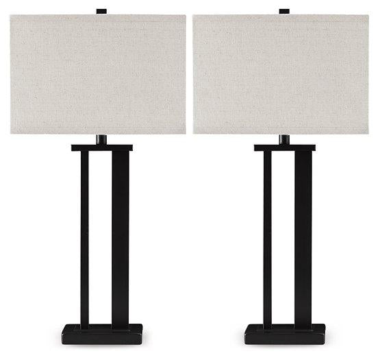 Aniela Table Lamp (Set of 2) - Premium Table Lamp Pair from Ashley Furniture - Just $107.91! Shop now at Furniture Wholesale Plus  We are the best furniture store in Nashville, Hendersonville, Goodlettsville, Madison, Antioch, Mount Juliet, Lebanon, Gallatin, Springfield, Murfreesboro, Franklin, Brentwood