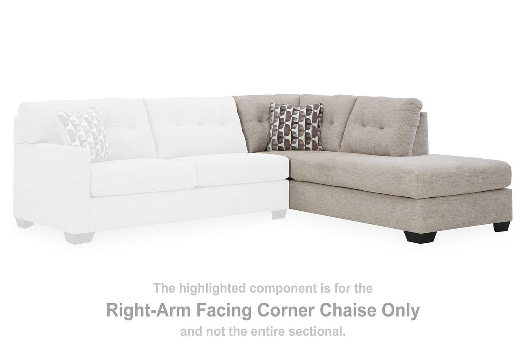 Mahoney 2-Piece Sectional with Chaise - Premium Sectional from Ashley Furniture - Just $934.62! Shop now at Furniture Wholesale Plus  We are the best furniture store in Nashville, Hendersonville, Goodlettsville, Madison, Antioch, Mount Juliet, Lebanon, Gallatin, Springfield, Murfreesboro, Franklin, Brentwood