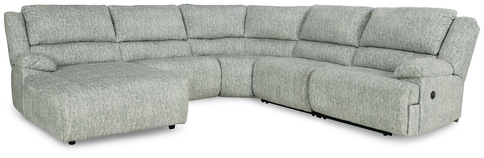 McClelland Reclining Sectional with Chaise - Premium Sectional from Ashley Furniture - Just $1521.90! Shop now at Furniture Wholesale Plus  We are the best furniture store in Nashville, Hendersonville, Goodlettsville, Madison, Antioch, Mount Juliet, Lebanon, Gallatin, Springfield, Murfreesboro, Franklin, Brentwood