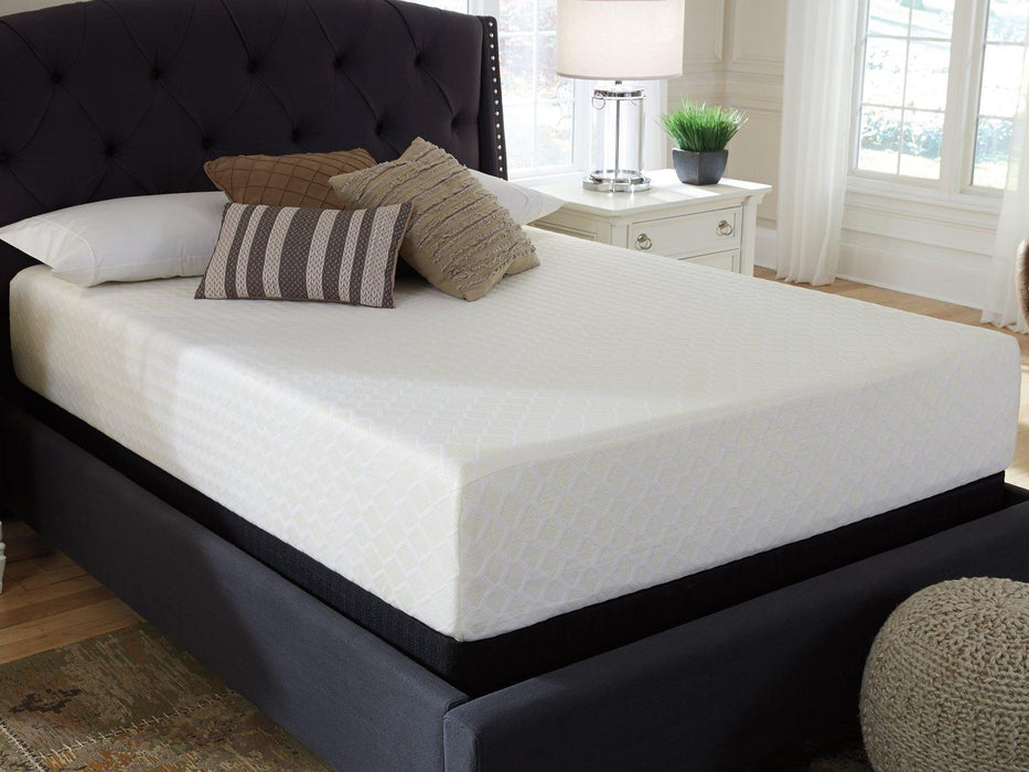 Chime 12 Inch Memory Foam Mattress and Base Set - Premium Mattress Set from Ashley Furniture - Just $991.66! Shop now at Furniture Wholesale Plus  We are the best furniture store in Nashville, Hendersonville, Goodlettsville, Madison, Antioch, Mount Juliet, Lebanon, Gallatin, Springfield, Murfreesboro, Franklin, Brentwood