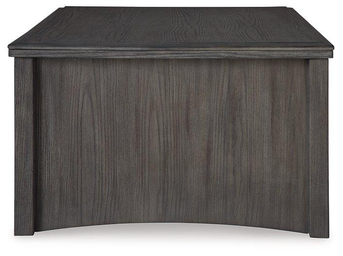 Montillan Lift-Top Coffee Table - Premium Cocktail Table Lift from Ashley Furniture - Just $370.95! Shop now at Furniture Wholesale Plus  We are the best furniture store in Nashville, Hendersonville, Goodlettsville, Madison, Antioch, Mount Juliet, Lebanon, Gallatin, Springfield, Murfreesboro, Franklin, Brentwood