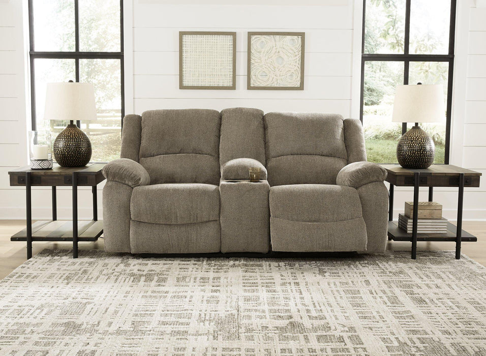 Draycoll Reclining Loveseat with Console - Premium Loveseat from Ashley Furniture - Just $715.93! Shop now at Furniture Wholesale Plus  We are the best furniture store in Nashville, Hendersonville, Goodlettsville, Madison, Antioch, Mount Juliet, Lebanon, Gallatin, Springfield, Murfreesboro, Franklin, Brentwood