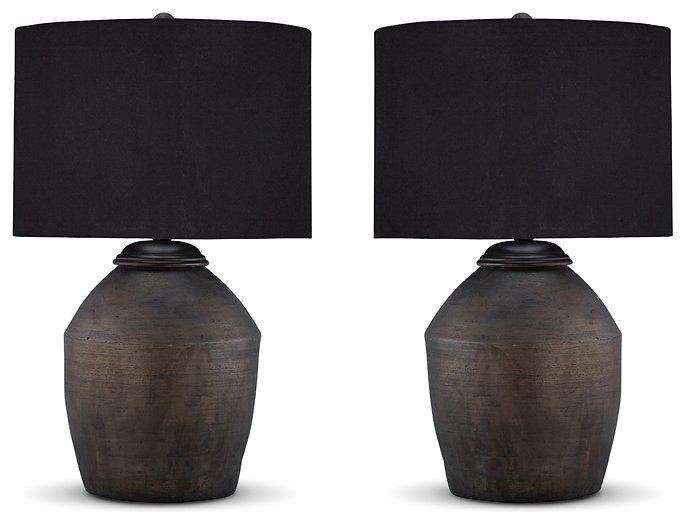 Naareman Lamp Set - Premium Table Lamp Set from Ashley Furniture - Just $215.82! Shop now at Furniture Wholesale Plus  We are the best furniture store in Nashville, Hendersonville, Goodlettsville, Madison, Antioch, Mount Juliet, Lebanon, Gallatin, Springfield, Murfreesboro, Franklin, Brentwood