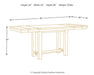 Moriville Counter Height Dining Extension Table - Premium Counter Height Table from Ashley Furniture - Just $726.02! Shop now at Furniture Wholesale Plus  We are the best furniture store in Nashville, Hendersonville, Goodlettsville, Madison, Antioch, Mount Juliet, Lebanon, Gallatin, Springfield, Murfreesboro, Franklin, Brentwood