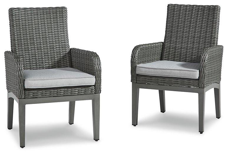 Elite Park Arm Chair with Cushion (Set of 2) - Premium Outdoor Dining Chair from Ashley Furniture - Just $496.75! Shop now at Furniture Wholesale Plus  We are the best furniture store in Nashville, Hendersonville, Goodlettsville, Madison, Antioch, Mount Juliet, Lebanon, Gallatin, Springfield, Murfreesboro, Franklin, Brentwood