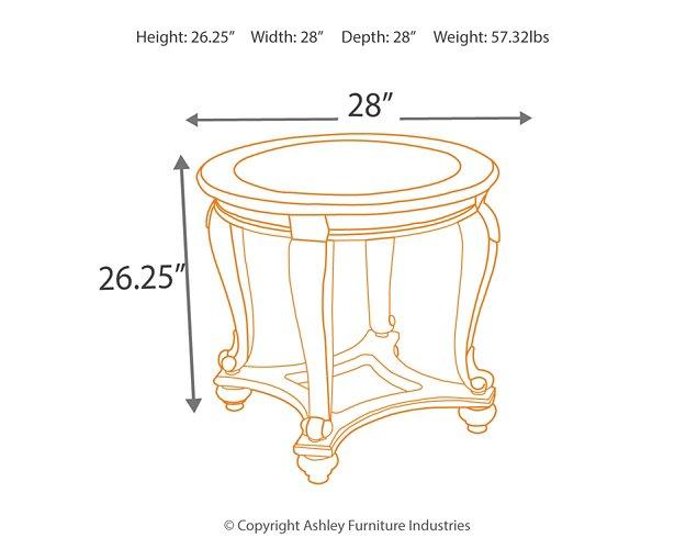 Norcastle End Table - Premium End Table from Ashley Furniture - Just $333.88! Shop now at Furniture Wholesale Plus  We are the best furniture store in Nashville, Hendersonville, Goodlettsville, Madison, Antioch, Mount Juliet, Lebanon, Gallatin, Springfield, Murfreesboro, Franklin, Brentwood