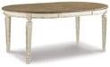 Realyn Dining Extension Table - Premium Dining Table from Ashley Furniture - Just $538.97! Shop now at Furniture Wholesale Plus  We are the best furniture store in Nashville, Hendersonville, Goodlettsville, Madison, Antioch, Mount Juliet, Lebanon, Gallatin, Springfield, Murfreesboro, Franklin, Brentwood