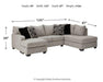 Megginson 2-Piece Sectional with Chaise - Premium Sectional from Ashley Furniture - Just $1315.95! Shop now at Furniture Wholesale Plus  We are the best furniture store in Nashville, Hendersonville, Goodlettsville, Madison, Antioch, Mount Juliet, Lebanon, Gallatin, Springfield, Murfreesboro, Franklin, Brentwood