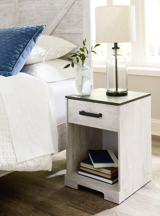 Shawburn Nightstand - Premium Nightstand from Ashley Furniture - Just $71.29! Shop now at Furniture Wholesale Plus  We are the best furniture store in Nashville, Hendersonville, Goodlettsville, Madison, Antioch, Mount Juliet, Lebanon, Gallatin, Springfield, Murfreesboro, Franklin, Brentwood