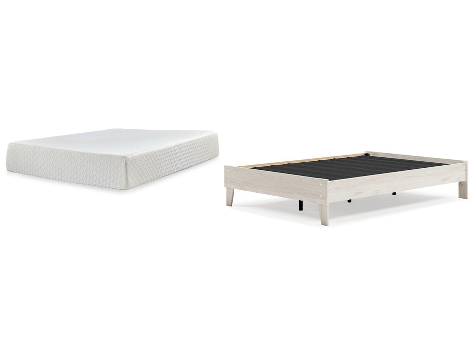 Socalle Bed and Mattress Set - Premium Mattress Set from Ashley Furniture - Just $351.57! Shop now at Furniture Wholesale Plus  We are the best furniture store in Nashville, Hendersonville, Goodlettsville, Madison, Antioch, Mount Juliet, Lebanon, Gallatin, Springfield, Murfreesboro, Franklin, Brentwood