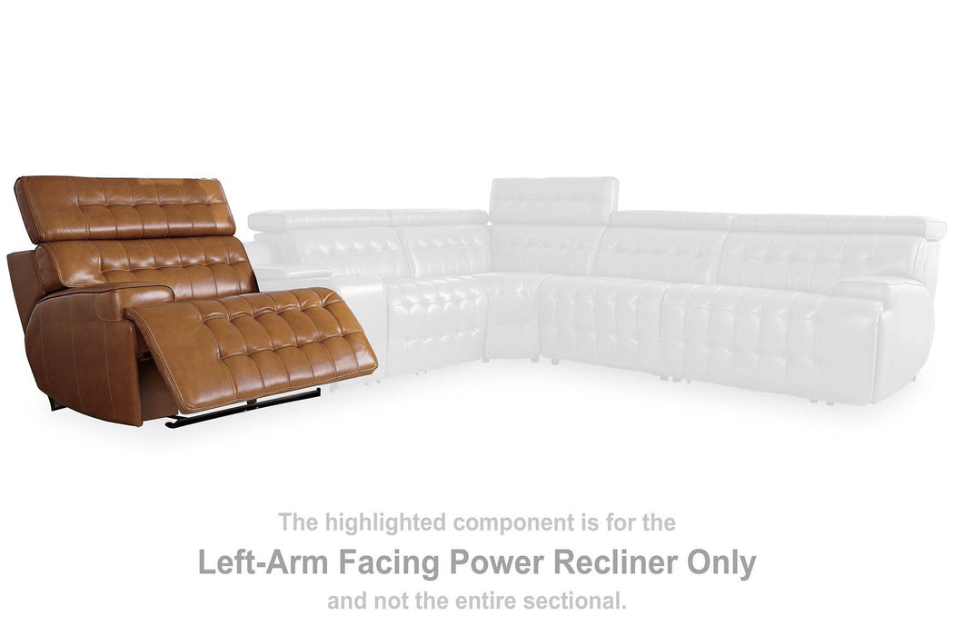 Temmpton Power Reclining Sectional Loveseat - Premium Sectional from Ashley Furniture - Just $1971.13! Shop now at Furniture Wholesale Plus  We are the best furniture store in Nashville, Hendersonville, Goodlettsville, Madison, Antioch, Mount Juliet, Lebanon, Gallatin, Springfield, Murfreesboro, Franklin, Brentwood