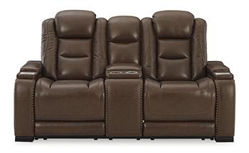 The Man-Den Power Reclining Loveseat with Console - Premium Loveseat from Ashley Furniture - Just $2152.97! Shop now at Furniture Wholesale Plus  We are the best furniture store in Nashville, Hendersonville, Goodlettsville, Madison, Antioch, Mount Juliet, Lebanon, Gallatin, Springfield, Murfreesboro, Franklin, Brentwood