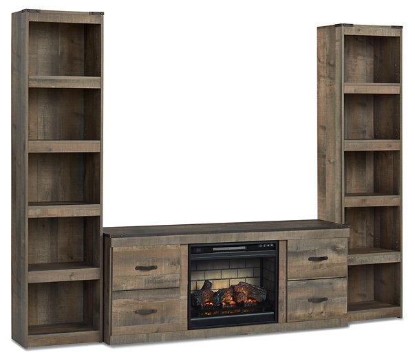 Trinell 3-Piece Entertainment Center with Electric Fireplace - Premium Entertainment Center from Ashley Furniture - Just $636.34! Shop now at Furniture Wholesale Plus  We are the best furniture store in Nashville, Hendersonville, Goodlettsville, Madison, Antioch, Mount Juliet, Lebanon, Gallatin, Springfield, Murfreesboro, Franklin, Brentwood