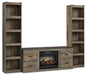 Trinell 3-Piece Entertainment Center with Electric Fireplace - Premium Entertainment Center from Ashley Furniture - Just $636.34! Shop now at Furniture Wholesale Plus  We are the best furniture store in Nashville, Hendersonville, Goodlettsville, Madison, Antioch, Mount Juliet, Lebanon, Gallatin, Springfield, Murfreesboro, Franklin, Brentwood