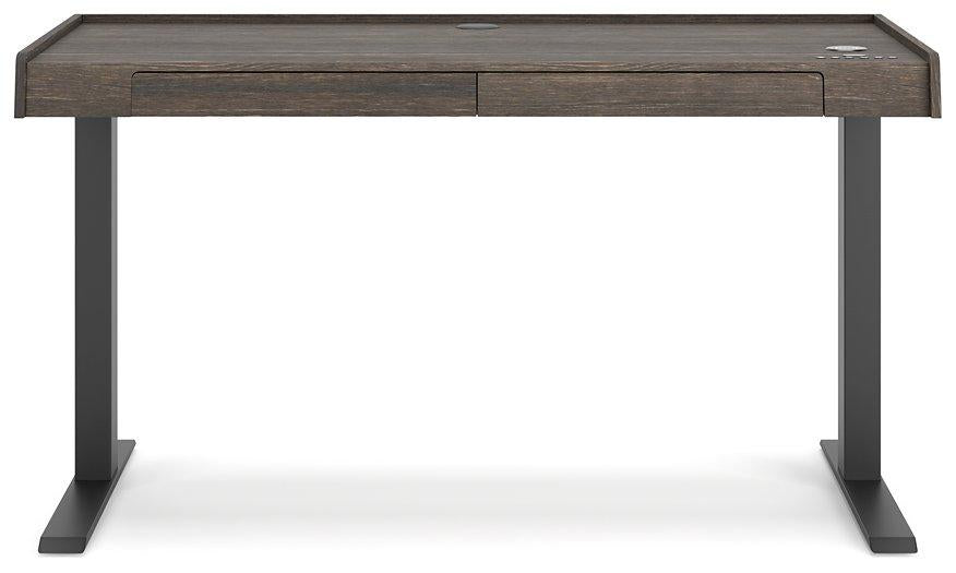 Zendex 55" Adjustable Height Desk - Premium Desk from Ashley Furniture - Just $574.99! Shop now at Furniture Wholesale Plus  We are the best furniture store in Nashville, Hendersonville, Goodlettsville, Madison, Antioch, Mount Juliet, Lebanon, Gallatin, Springfield, Murfreesboro, Franklin, Brentwood