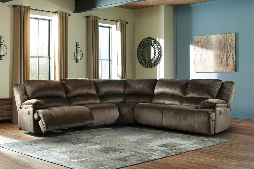 Clonmel Reclining Sectional - Premium Sectional from Ashley Furniture - Just $1904.99! Shop now at Furniture Wholesale Plus  We are the best furniture store in Nashville, Hendersonville, Goodlettsville, Madison, Antioch, Mount Juliet, Lebanon, Gallatin, Springfield, Murfreesboro, Franklin, Brentwood