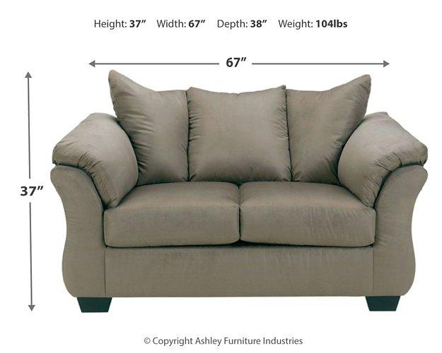 Darcy Loveseat - Premium Loveseat from Ashley Furniture - Just $385.15! Shop now at Furniture Wholesale Plus  We are the best furniture store in Nashville, Hendersonville, Goodlettsville, Madison, Antioch, Mount Juliet, Lebanon, Gallatin, Springfield, Murfreesboro, Franklin, Brentwood