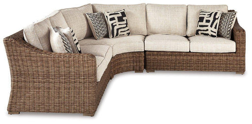 Beachcroft Outdoor Seating Set - Premium Outdoor Seating from Ashley Furniture - Just $2575.03! Shop now at Furniture Wholesale Plus  We are the best furniture store in Nashville, Hendersonville, Goodlettsville, Madison, Antioch, Mount Juliet, Lebanon, Gallatin, Springfield, Murfreesboro, Franklin, Brentwood