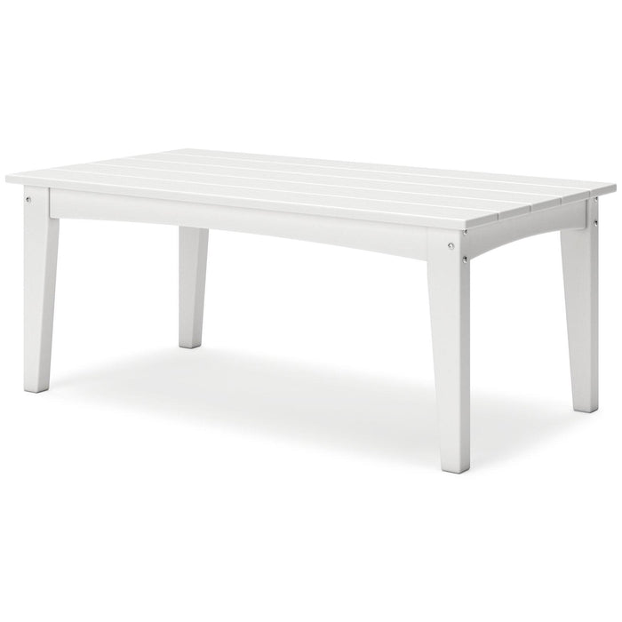 Hyland wave Outdoor Coffee Table - Premium Outdoor Cocktail Table from Ashley Furniture - Just $243.84! Shop now at Furniture Wholesale Plus  We are the best furniture store in Nashville, Hendersonville, Goodlettsville, Madison, Antioch, Mount Juliet, Lebanon, Gallatin, Springfield, Murfreesboro, Franklin, Brentwood