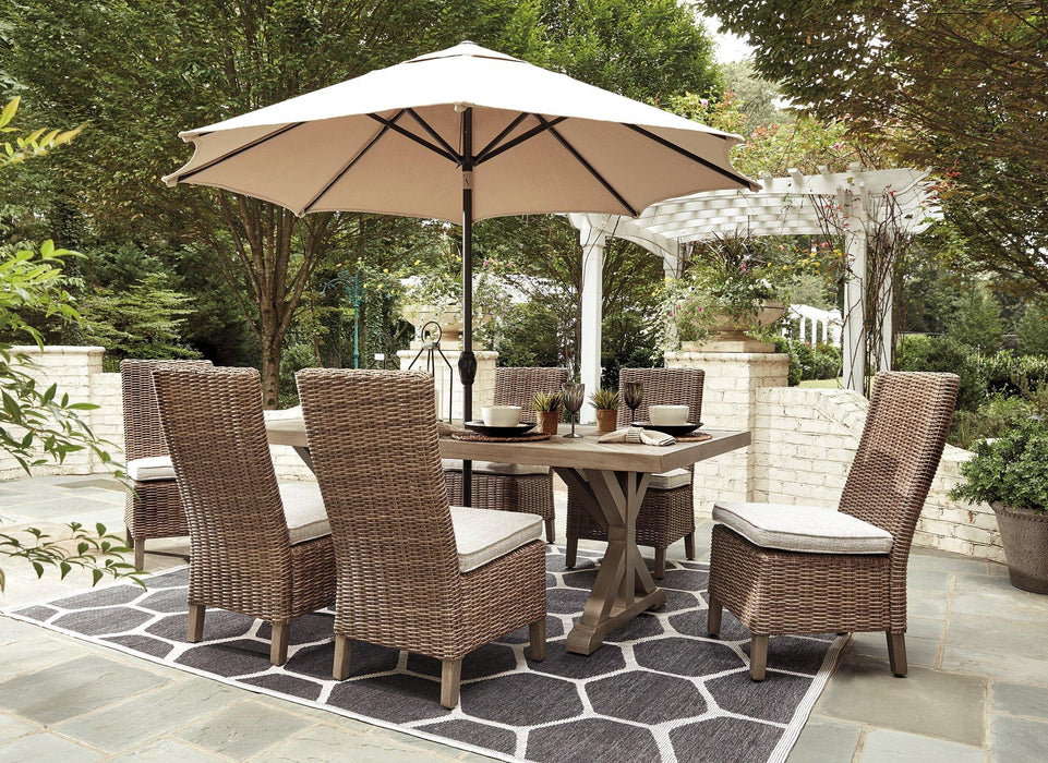 Beachcroft Outdoor Dining Set - Premium Outdoor Dining Set from Ashley Furniture - Just $2605.77! Shop now at Furniture Wholesale Plus  We are the best furniture store in Nashville, Hendersonville, Goodlettsville, Madison, Antioch, Mount Juliet, Lebanon, Gallatin, Springfield, Murfreesboro, Franklin, Brentwood