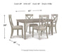 Parellen Dining Room Set - Premium Dining Room Set from Ashley Furniture - Just $643.59! Shop now at Furniture Wholesale Plus  We are the best furniture store in Nashville, Hendersonville, Goodlettsville, Madison, Antioch, Mount Juliet, Lebanon, Gallatin, Springfield, Murfreesboro, Franklin, Brentwood