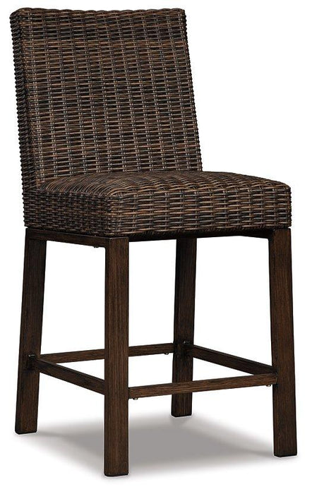 Paradise Trail Bar Stool (Set of 2) - Premium Outdoor Barstool from Ashley Furniture - Just $538.97! Shop now at Furniture Wholesale Plus  We are the best furniture store in Nashville, Hendersonville, Goodlettsville, Madison, Antioch, Mount Juliet, Lebanon, Gallatin, Springfield, Murfreesboro, Franklin, Brentwood