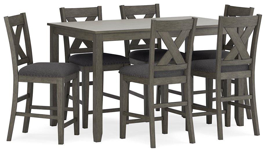 Caitbrook Counter Height Dining Table and Bar Stools (Set of 7) - Premium Counter Height Table from Ashley Furniture - Just $746.13! Shop now at Furniture Wholesale Plus  We are the best furniture store in Nashville, Hendersonville, Goodlettsville, Madison, Antioch, Mount Juliet, Lebanon, Gallatin, Springfield, Murfreesboro, Franklin, Brentwood