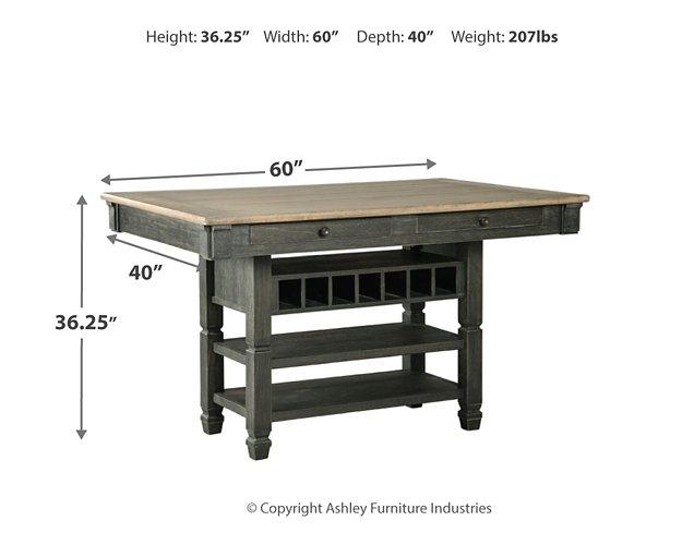 Tyler Creek Counter Height Dining Table - Premium Counter Height Table from Ashley Furniture - Just $641.55! Shop now at Furniture Wholesale Plus  We are the best furniture store in Nashville, Hendersonville, Goodlettsville, Madison, Antioch, Mount Juliet, Lebanon, Gallatin, Springfield, Murfreesboro, Franklin, Brentwood