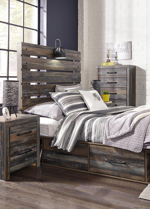 Drystan Bed with 4 Storage Drawers - Premium Bed from Ashley Furniture - Just $782.35! Shop now at Furniture Wholesale Plus  We are the best furniture store in Nashville, Hendersonville, Goodlettsville, Madison, Antioch, Mount Juliet, Lebanon, Gallatin, Springfield, Murfreesboro, Franklin, Brentwood