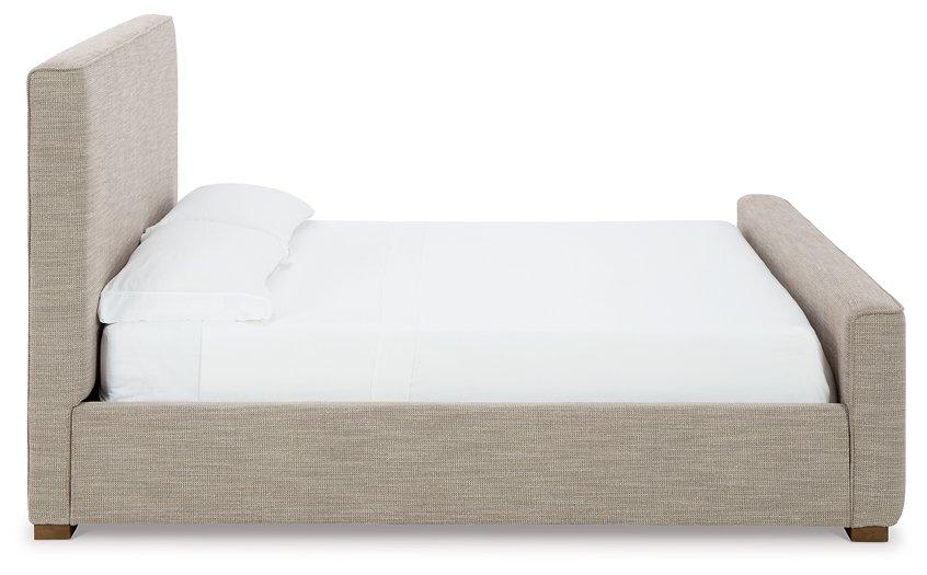 Dakmore Upholstered Bed - Premium Bed from Ashley Furniture - Just $683.77! Shop now at Furniture Wholesale Plus  We are the best furniture store in Nashville, Hendersonville, Goodlettsville, Madison, Antioch, Mount Juliet, Lebanon, Gallatin, Springfield, Murfreesboro, Franklin, Brentwood