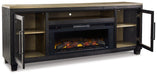 Foyland 83" TV Stand with Electric Fireplace - Premium TV Stand from Ashley Furniture - Just $1285.10! Shop now at Furniture Wholesale Plus  We are the best furniture store in Nashville, Hendersonville, Goodlettsville, Madison, Antioch, Mount Juliet, Lebanon, Gallatin, Springfield, Murfreesboro, Franklin, Brentwood