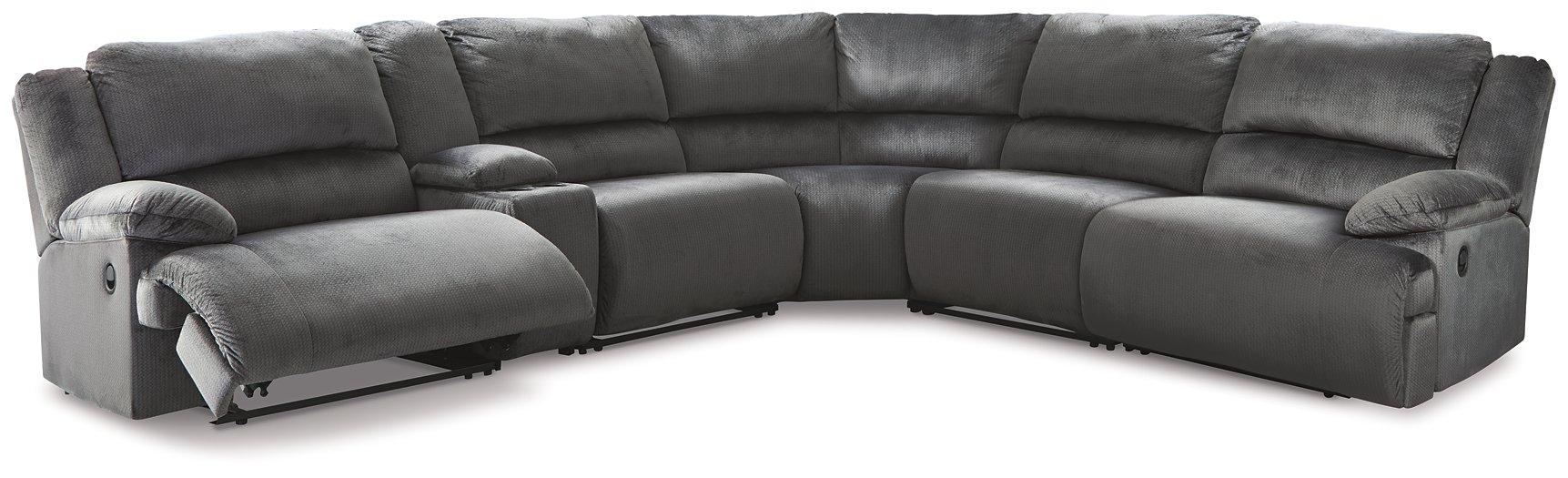 Clonmel Reclining Sectional - Premium Sectional from Ashley Furniture - Just $1904.99! Shop now at Furniture Wholesale Plus  We are the best furniture store in Nashville, Hendersonville, Goodlettsville, Madison, Antioch, Mount Juliet, Lebanon, Gallatin, Springfield, Murfreesboro, Franklin, Brentwood