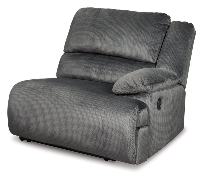 Clonmel Reclining Sectional Sofa - Premium Sectional from Ashley Furniture - Just $1788.48! Shop now at Furniture Wholesale Plus  We are the best furniture store in Nashville, Hendersonville, Goodlettsville, Madison, Antioch, Mount Juliet, Lebanon, Gallatin, Springfield, Murfreesboro, Franklin, Brentwood