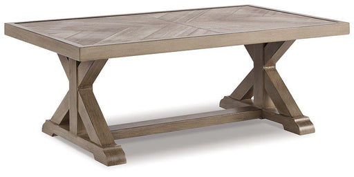 Beachcroft Outdoor Coffee Table - Premium Outdoor Cocktail Table from Ashley Furniture - Just $552.79! Shop now at Furniture Wholesale Plus  We are the best furniture store in Nashville, Hendersonville, Goodlettsville, Madison, Antioch, Mount Juliet, Lebanon, Gallatin, Springfield, Murfreesboro, Franklin, Brentwood