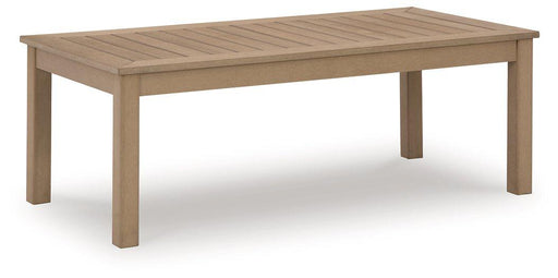 Hallow Creek Outdoor Coffee Table - Premium Outdoor Cocktail Table from Ashley Furniture - Just $307.40! Shop now at Furniture Wholesale Plus  We are the best furniture store in Nashville, Hendersonville, Goodlettsville, Madison, Antioch, Mount Juliet, Lebanon, Gallatin, Springfield, Murfreesboro, Franklin, Brentwood