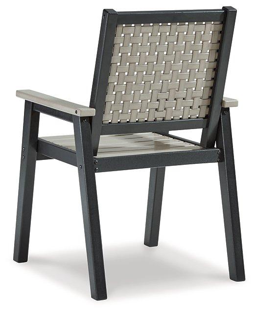 Mount Valley Arm Chair (set Of 2) - Premium Outdoor Dining Chair from Ashley Furniture - Just $476.64! Shop now at Furniture Wholesale Plus  We are the best furniture store in Nashville, Hendersonville, Goodlettsville, Madison, Antioch, Mount Juliet, Lebanon, Gallatin, Springfield, Murfreesboro, Franklin, Brentwood