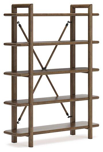 Roanhowe 71" Bookcase - Premium Bookcase from Ashley Furniture - Just $434.40! Shop now at Furniture Wholesale Plus  We are the best furniture store in Nashville, Hendersonville, Goodlettsville, Madison, Antioch, Mount Juliet, Lebanon, Gallatin, Springfield, Murfreesboro, Franklin, Brentwood