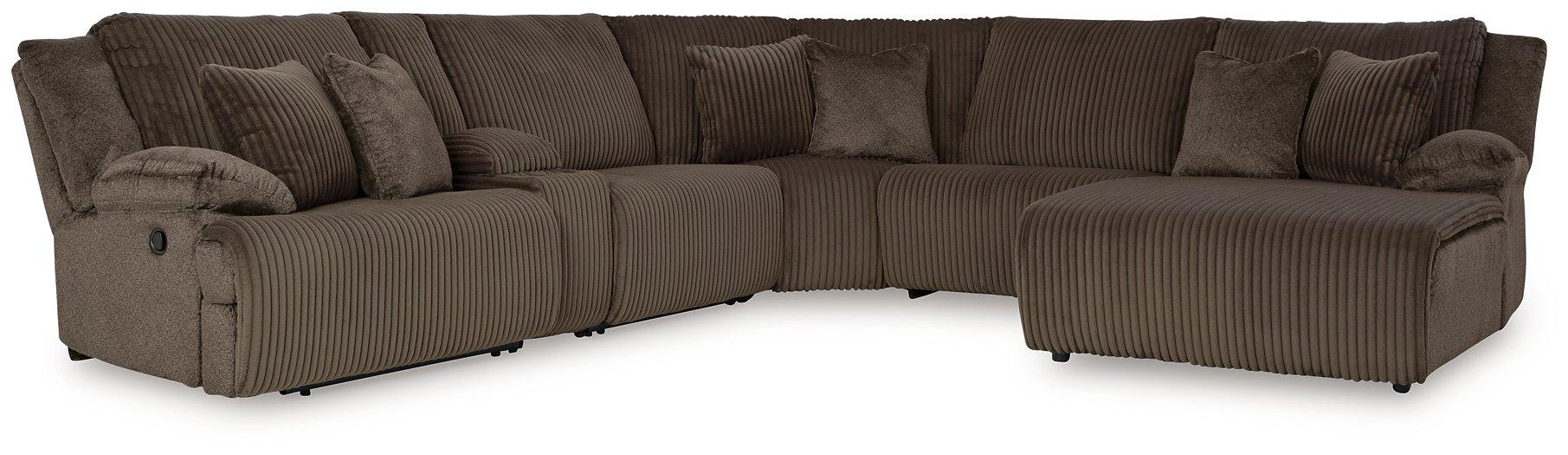 Top Tier Reclining Sectional with Chaise - Premium Sectional from Ashley Furniture - Just $2469.58! Shop now at Furniture Wholesale Plus  We are the best furniture store in Nashville, Hendersonville, Goodlettsville, Madison, Antioch, Mount Juliet, Lebanon, Gallatin, Springfield, Murfreesboro, Franklin, Brentwood