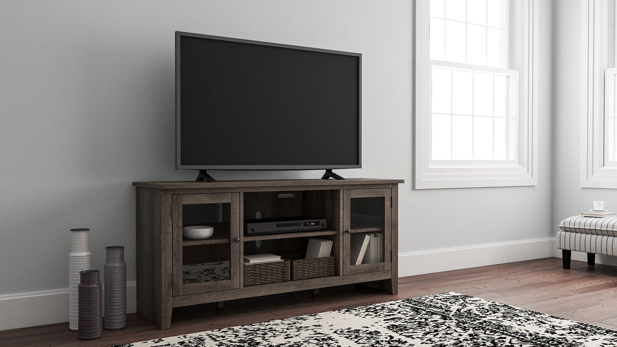 Arlenbry 60" TV Stand with Electric Fireplace - Premium TV Stand from Ashley Furniture - Just $565.02! Shop now at Furniture Wholesale Plus  We are the best furniture store in Nashville, Hendersonville, Goodlettsville, Madison, Antioch, Mount Juliet, Lebanon, Gallatin, Springfield, Murfreesboro, Franklin, Brentwood