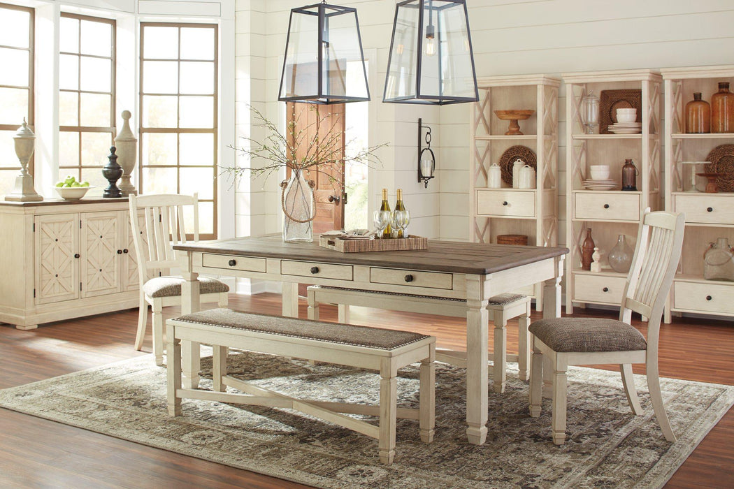 Bolanburg Dining Bench - Premium Bench from Ashley Furniture - Just $187.04! Shop now at Furniture Wholesale Plus  We are the best furniture store in Nashville, Hendersonville, Goodlettsville, Madison, Antioch, Mount Juliet, Lebanon, Gallatin, Springfield, Murfreesboro, Franklin, Brentwood