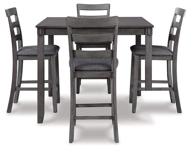 Bridson Counter Height Dining Table and Bar Stools (Set of 5) - Premium Counter Height Table from Ashley Furniture - Just $456.53! Shop now at Furniture Wholesale Plus  We are the best furniture store in Nashville, Hendersonville, Goodlettsville, Madison, Antioch, Mount Juliet, Lebanon, Gallatin, Springfield, Murfreesboro, Franklin, Brentwood