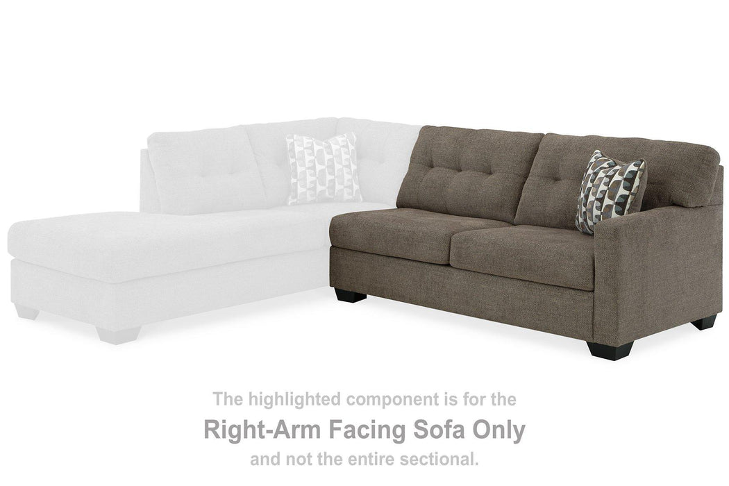 Mahoney 2-Piece Sectional with Chaise - Premium Sectional from Ashley Furniture - Just $934.62! Shop now at Furniture Wholesale Plus  We are the best furniture store in Nashville, Hendersonville, Goodlettsville, Madison, Antioch, Mount Juliet, Lebanon, Gallatin, Springfield, Murfreesboro, Franklin, Brentwood