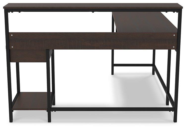 Camiburg Home Office L-Desk with Storage - Premium Desk from Ashley Furniture - Just $317.24! Shop now at Furniture Wholesale Plus  We are the best furniture store in Nashville, Hendersonville, Goodlettsville, Madison, Antioch, Mount Juliet, Lebanon, Gallatin, Springfield, Murfreesboro, Franklin, Brentwood