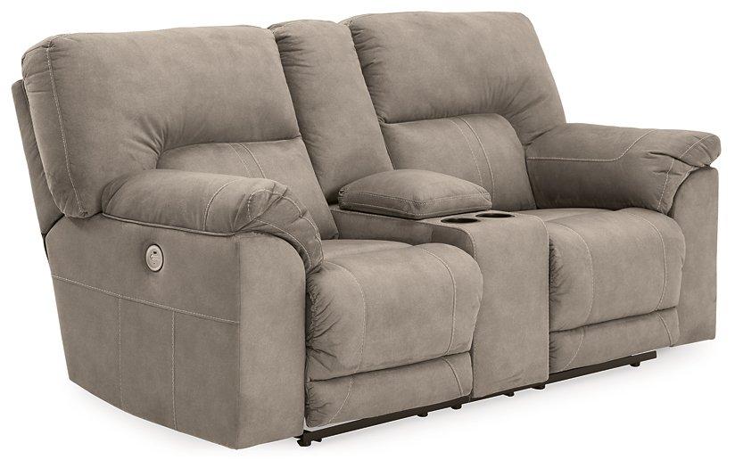 Cavalcade Power Reclining Loveseat with Console - Premium Loveseat from Ashley Furniture - Just $913.66! Shop now at Furniture Wholesale Plus  We are the best furniture store in Nashville, Hendersonville, Goodlettsville, Madison, Antioch, Mount Juliet, Lebanon, Gallatin, Springfield, Murfreesboro, Franklin, Brentwood