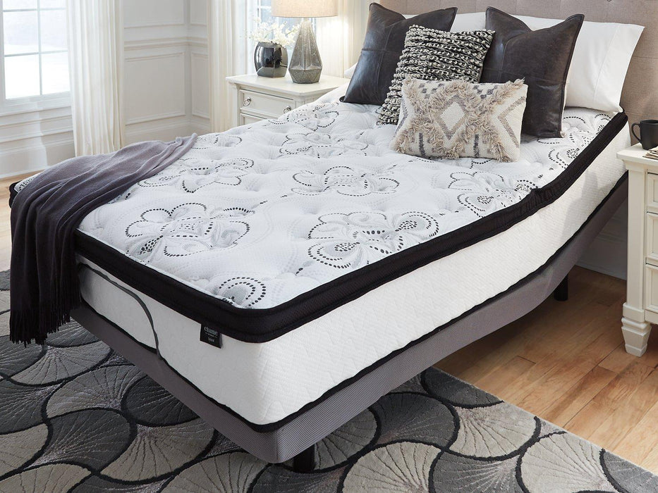 Chime 12 Inch Hybrid 2-Piece Mattress Set - Premium Mattress Set from Ashley Furniture - Just $425.53! Shop now at Furniture Wholesale Plus  We are the best furniture store in Nashville, Hendersonville, Goodlettsville, Madison, Antioch, Mount Juliet, Lebanon, Gallatin, Springfield, Murfreesboro, Franklin, Brentwood