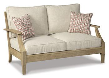 Clare View Loveseat with Cushion - Premium Outdoor Seating from Ashley Furniture - Just $698.28! Shop now at Furniture Wholesale Plus  We are the best furniture store in Nashville, Hendersonville, Goodlettsville, Madison, Antioch, Mount Juliet, Lebanon, Gallatin, Springfield, Murfreesboro, Franklin, Brentwood