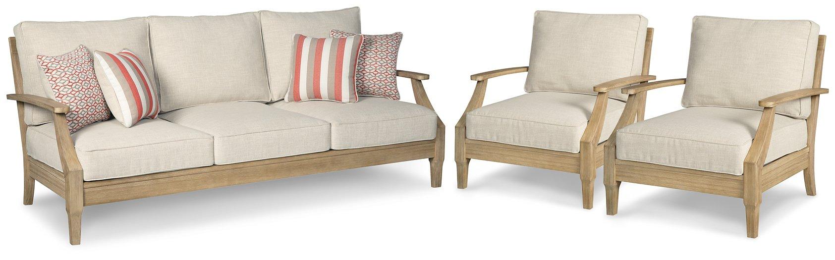 Clare View Outdoor Seating Set - Premium Outdoor Seating Set from Ashley Furniture - Just $1290.38! Shop now at Furniture Wholesale Plus  We are the best furniture store in Nashville, Hendersonville, Goodlettsville, Madison, Antioch, Mount Juliet, Lebanon, Gallatin, Springfield, Murfreesboro, Franklin, Brentwood