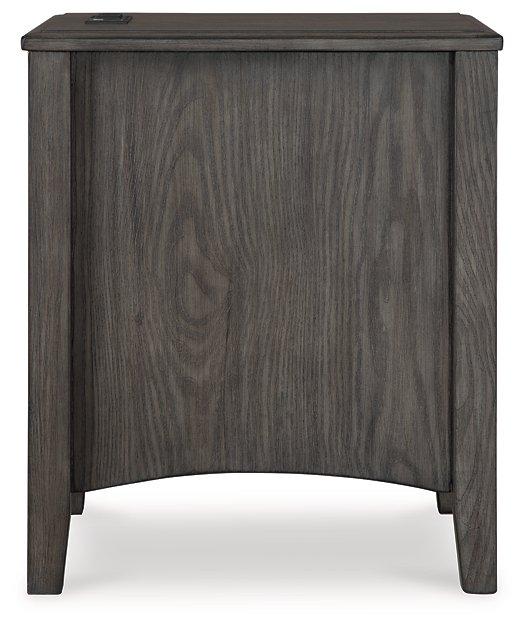 Montillan Chairside End Table - Premium End Table from Ashley Furniture - Just $152.04! Shop now at Furniture Wholesale Plus  We are the best furniture store in Nashville, Hendersonville, Goodlettsville, Madison, Antioch, Mount Juliet, Lebanon, Gallatin, Springfield, Murfreesboro, Franklin, Brentwood