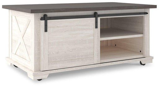 Dorrinson Coffee Table - Premium Cocktail Table from Ashley Furniture - Just $243.84! Shop now at Furniture Wholesale Plus  We are the best furniture store in Nashville, Hendersonville, Goodlettsville, Madison, Antioch, Mount Juliet, Lebanon, Gallatin, Springfield, Murfreesboro, Franklin, Brentwood